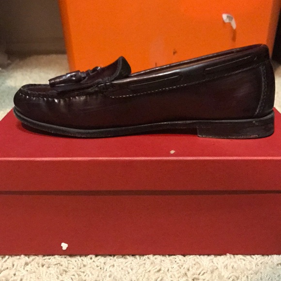 Bass Oxblood Loafers Size 6 - Picture 4 of 6